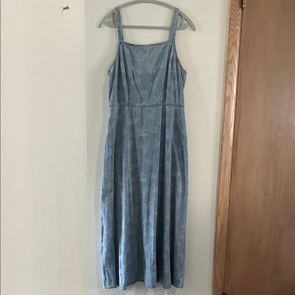 Floral Denim Dress